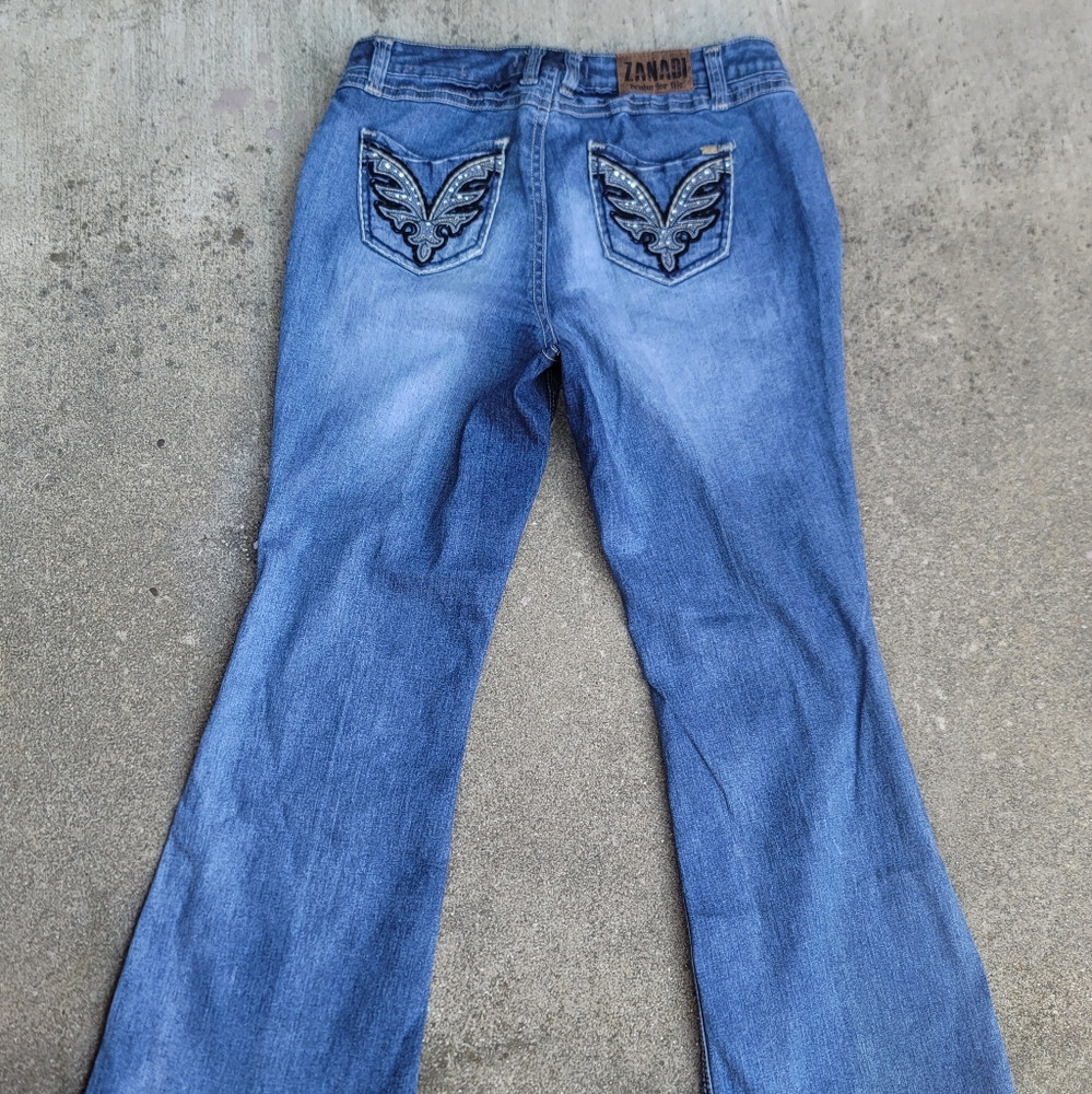 Zanadi Embellished Flare Jeans